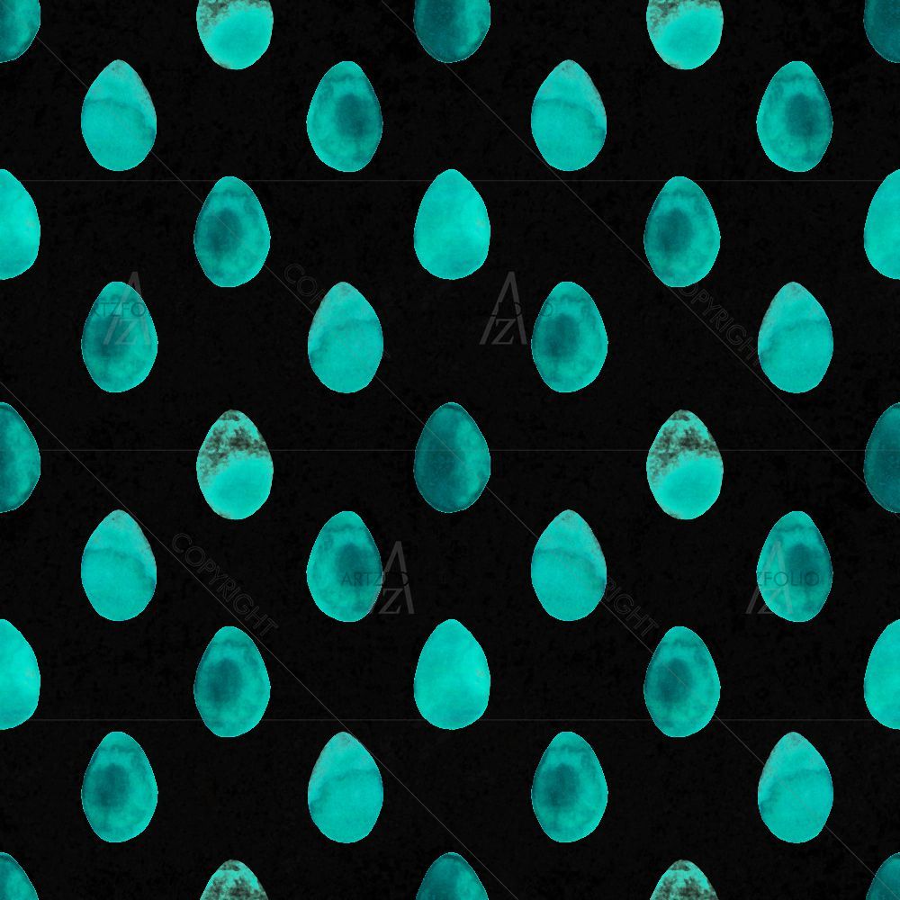 Blue Easter Pattern — custom-size art design 5015577