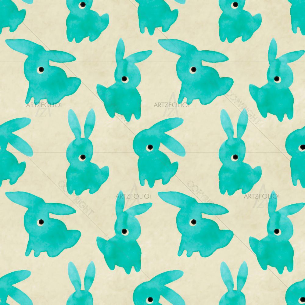 Blue Watercolor Easter — Baby custom art by ArtzFolio