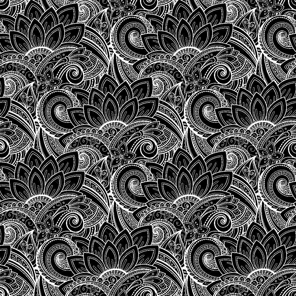 Floral Botanical Pattern D21 — custom-size art design 5015584