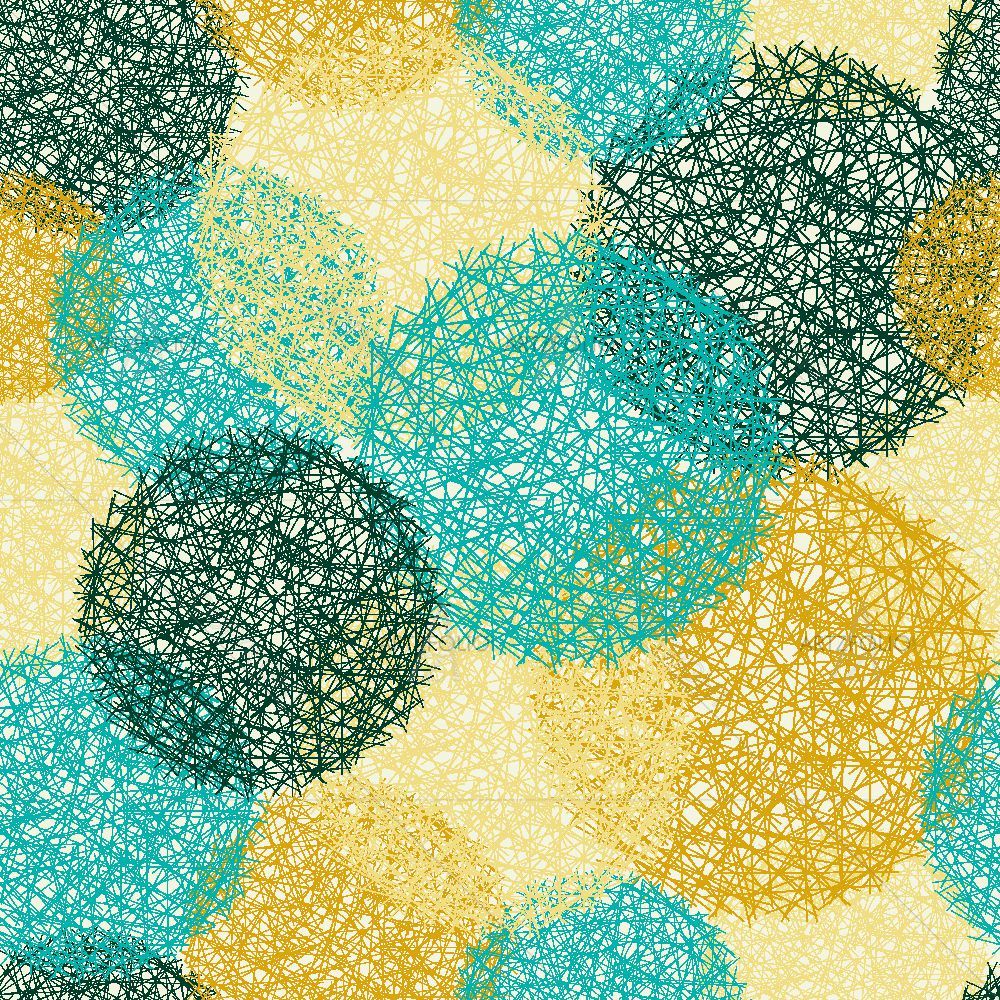 Colored Circles from Lines — custom-size art design 5015585