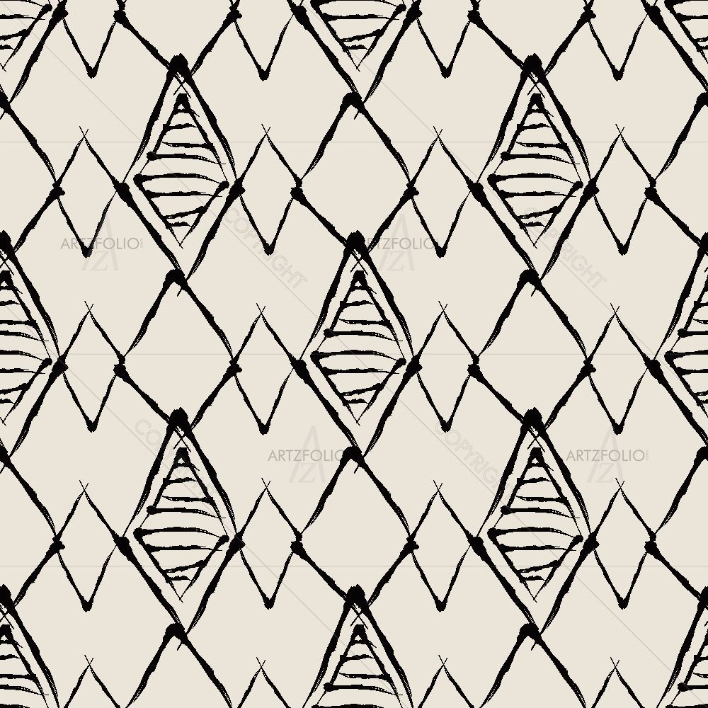 Abstract Geometric Boho — custom-size art design 5015589