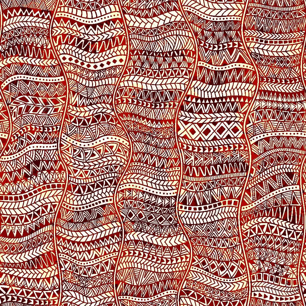 Tribal Geometric Lines — Abstract custom art by ArtzFolio