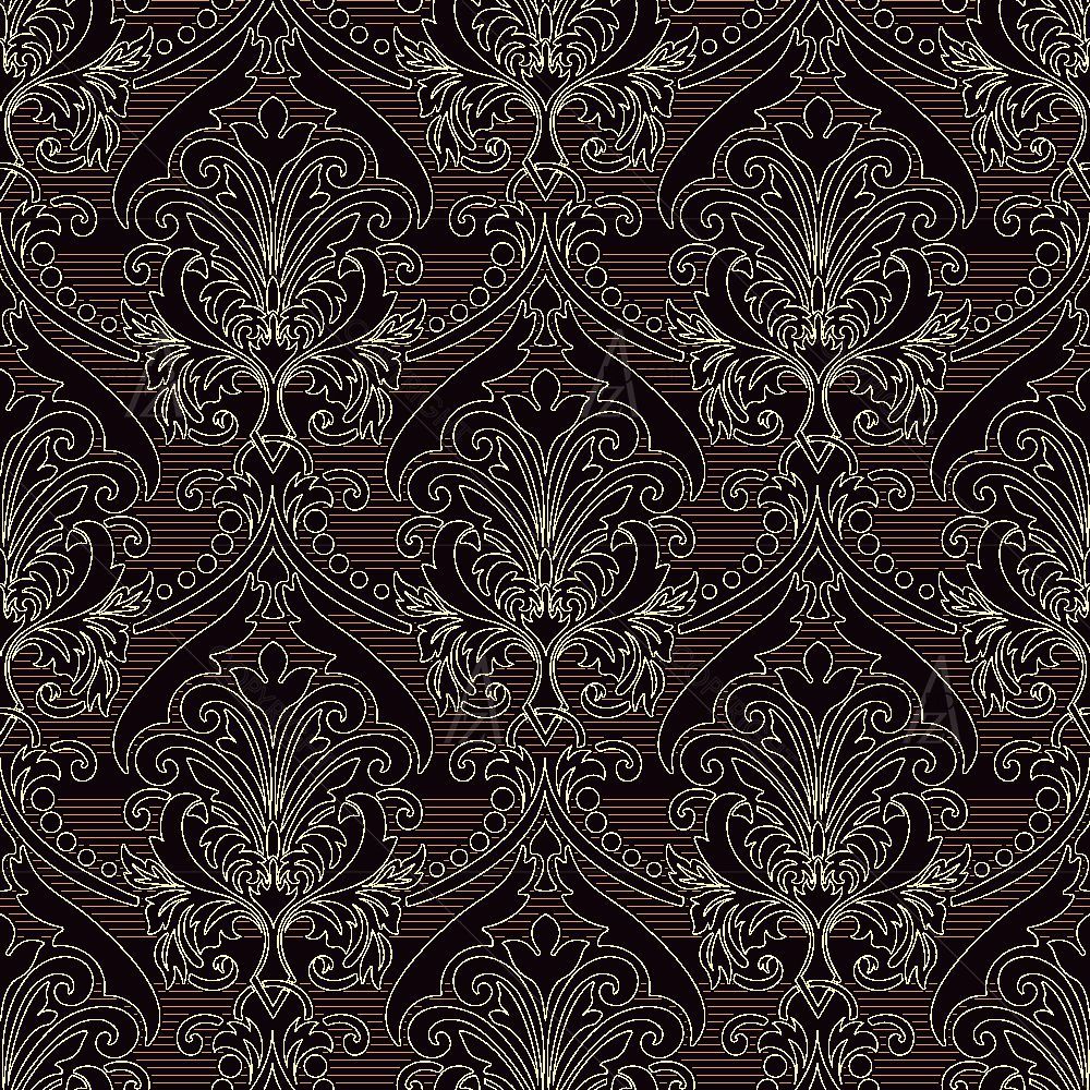Luxury Damask Pattern D3 — custom-size art design 5015612