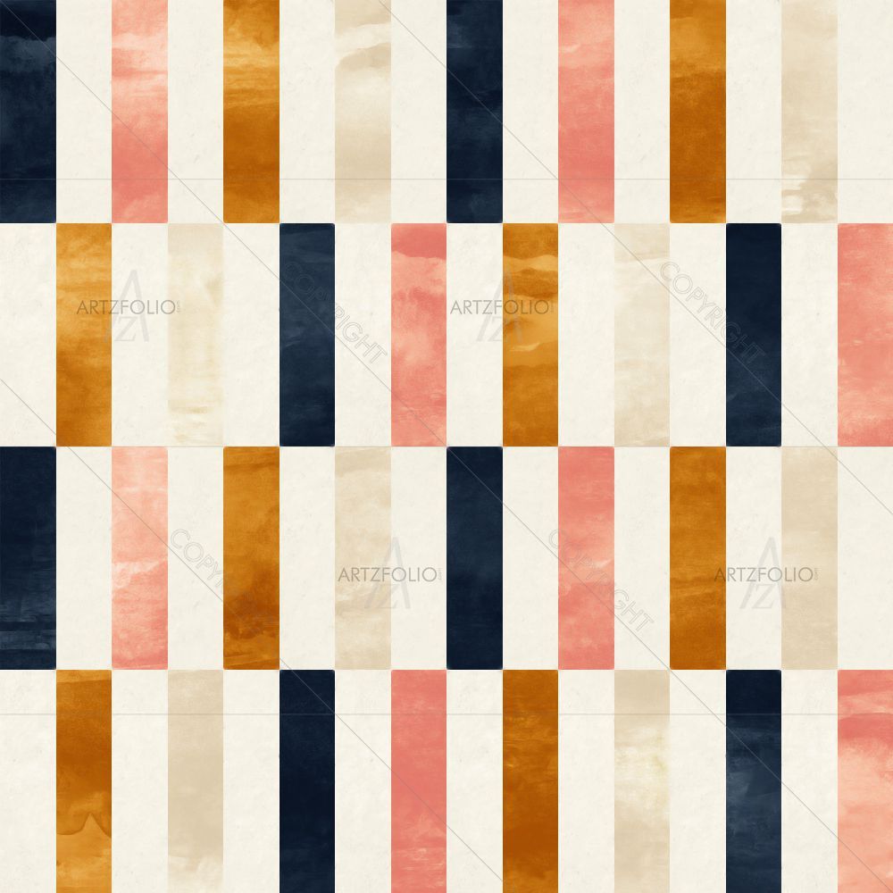 Colorful Lines D4 — Abstract custom art by ArtzFolio