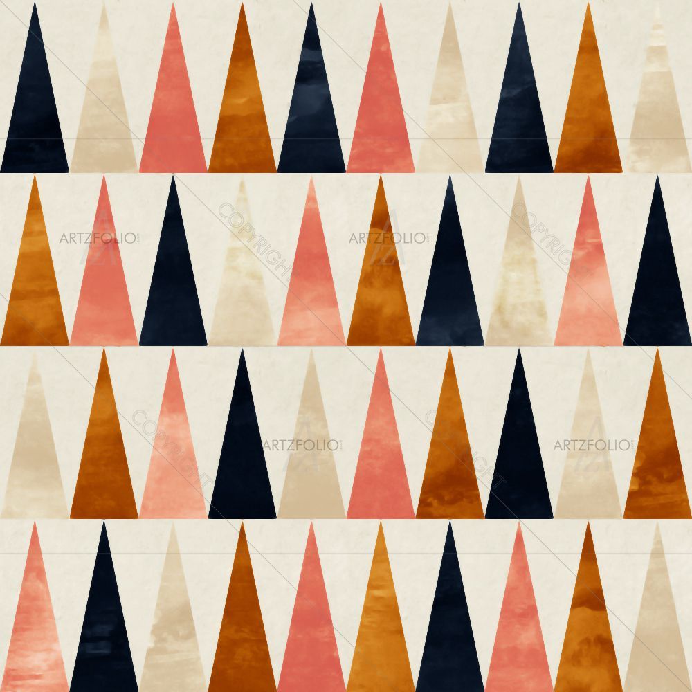 Colorful Triangles D5 — custom-size art design 5015618