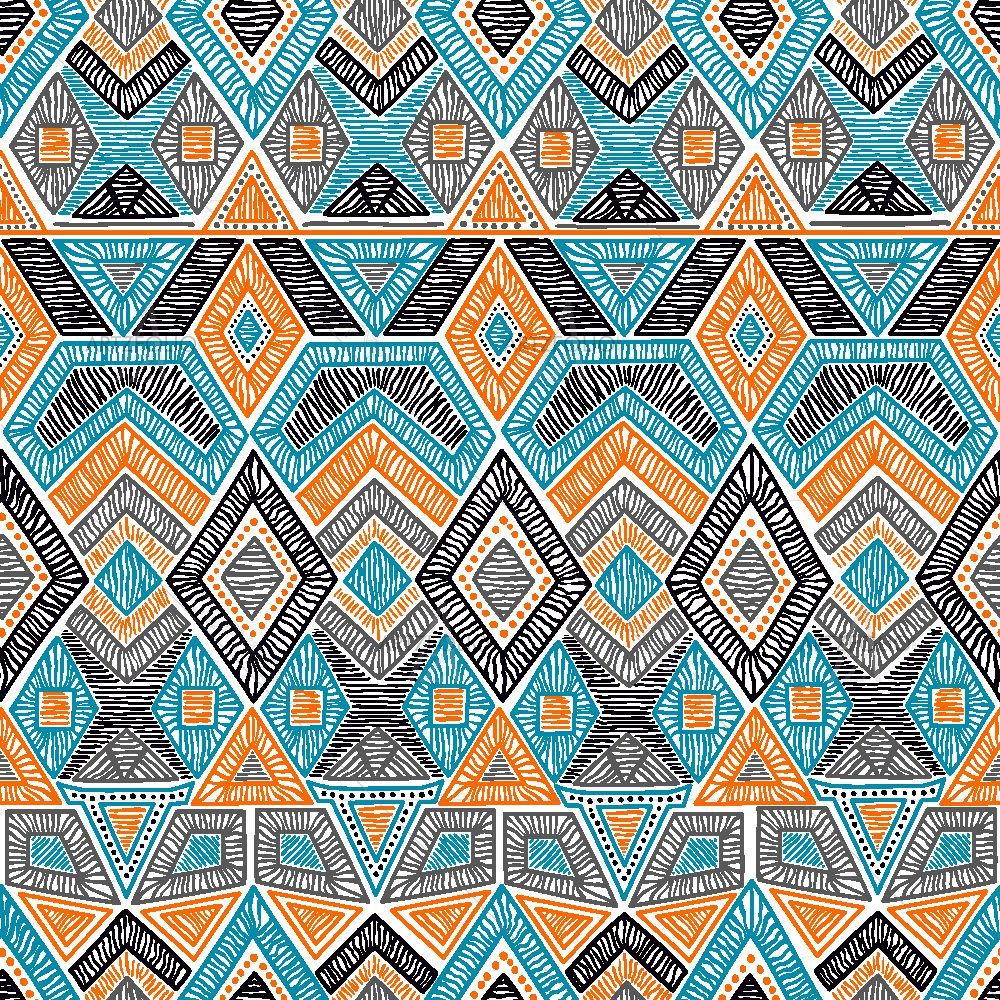 Hand-Drawn Geometric Pattern — Abstract custom art by ArtzFolio
