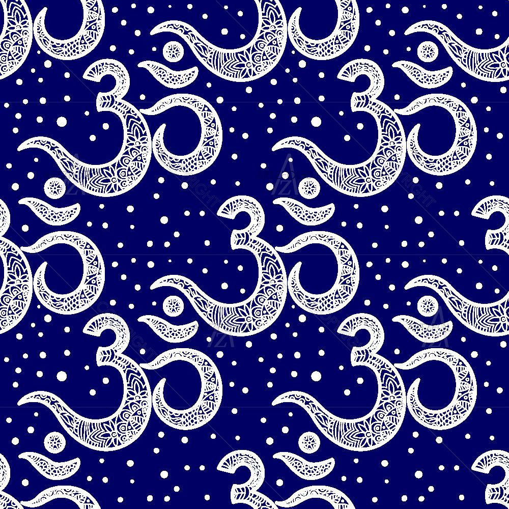 Vintage Om Symbol — custom-size art design 5015625