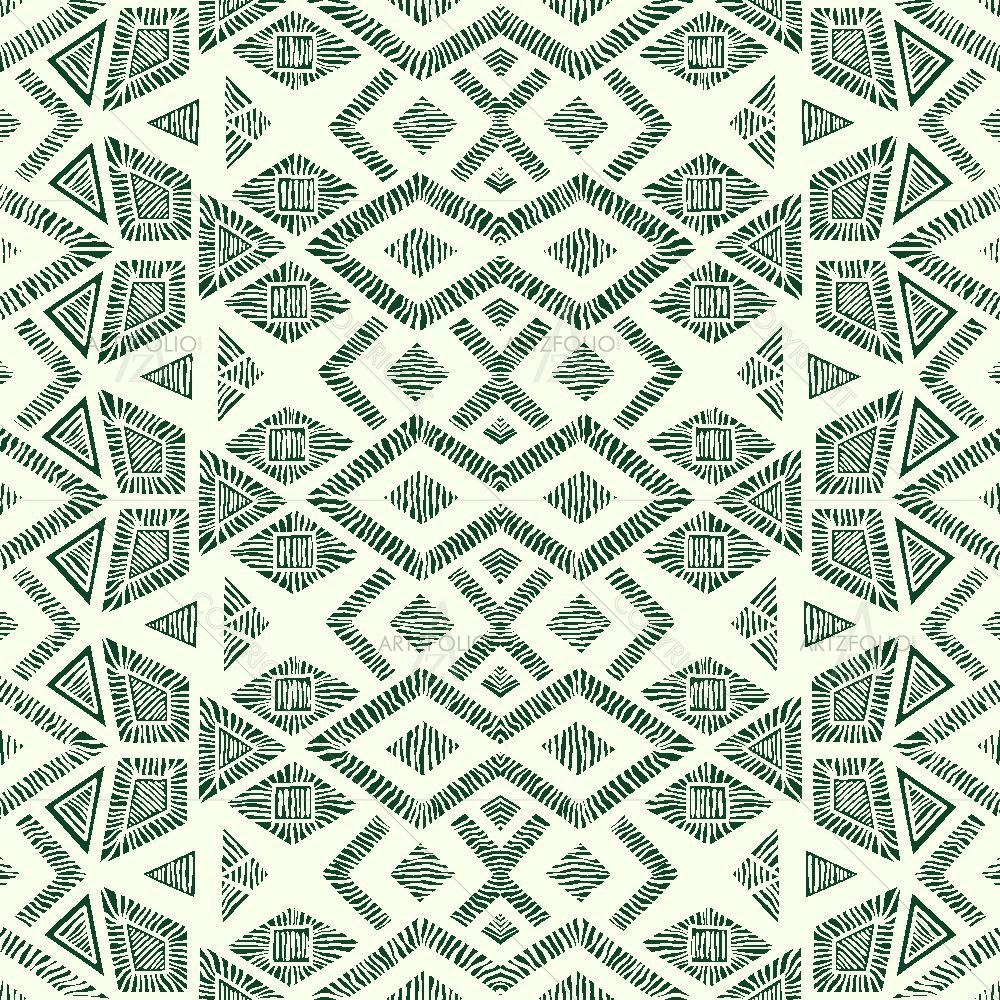 Grey White Geometric Pattern — custom-size art design 5015626