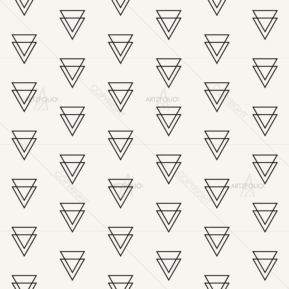 Modern Repeat Triangles — custom-size art design 5015631