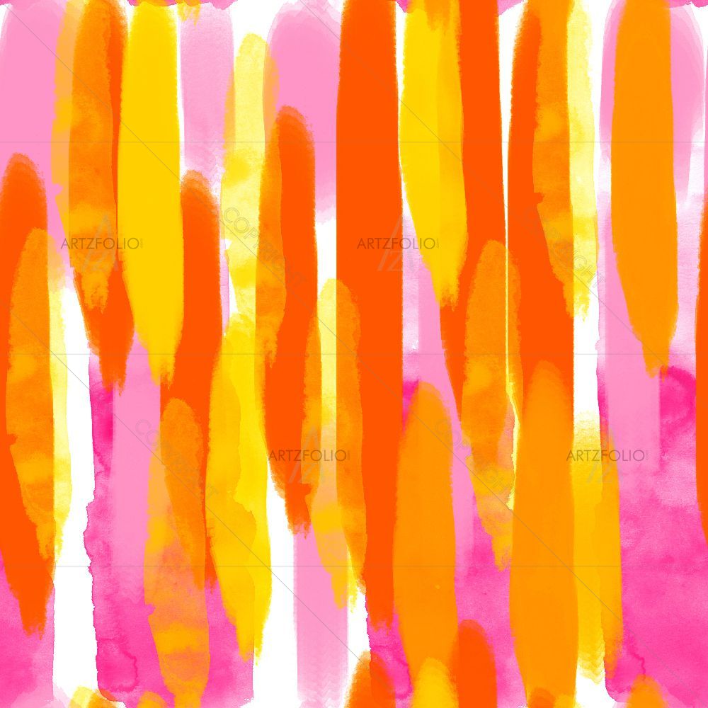 Colorful Brushstroke — Fluid marble custom art by ArtzFolio
