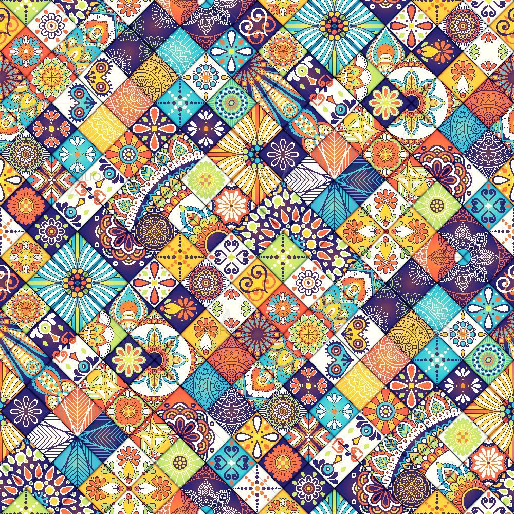 Vintage Motifs Art D4 — custom-size art design 5015636