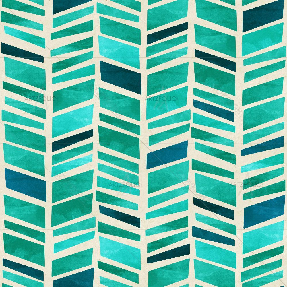 Green Lines — custom-size art design 5015644