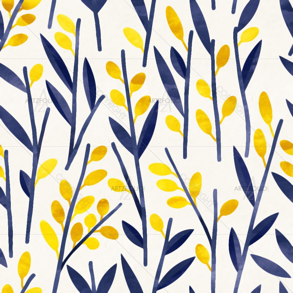 Floral Pattern D10 — custom-size art design 5015646