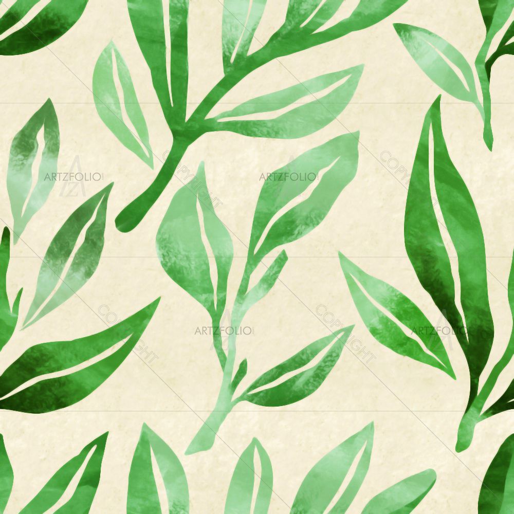Floral Texture D3 — Botanical custom art by ArtzFolio