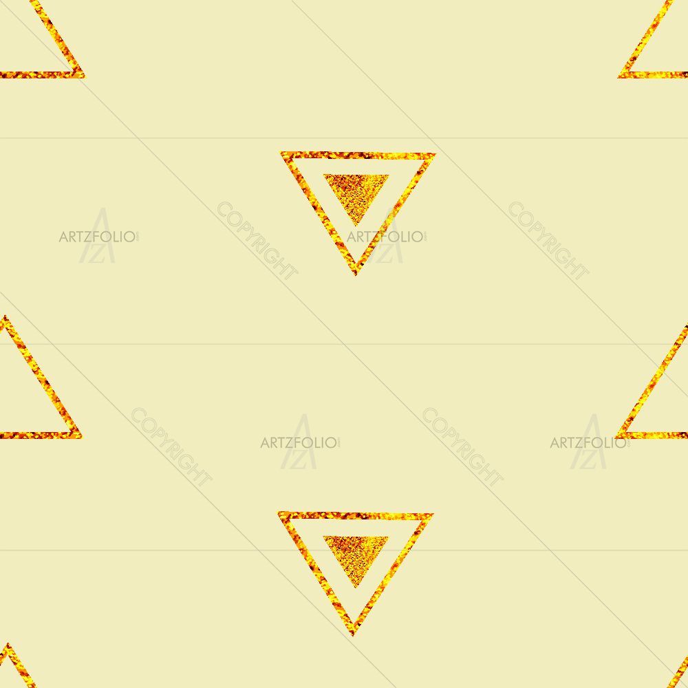 Golden Triangles D2 — custom-size art design 5015661