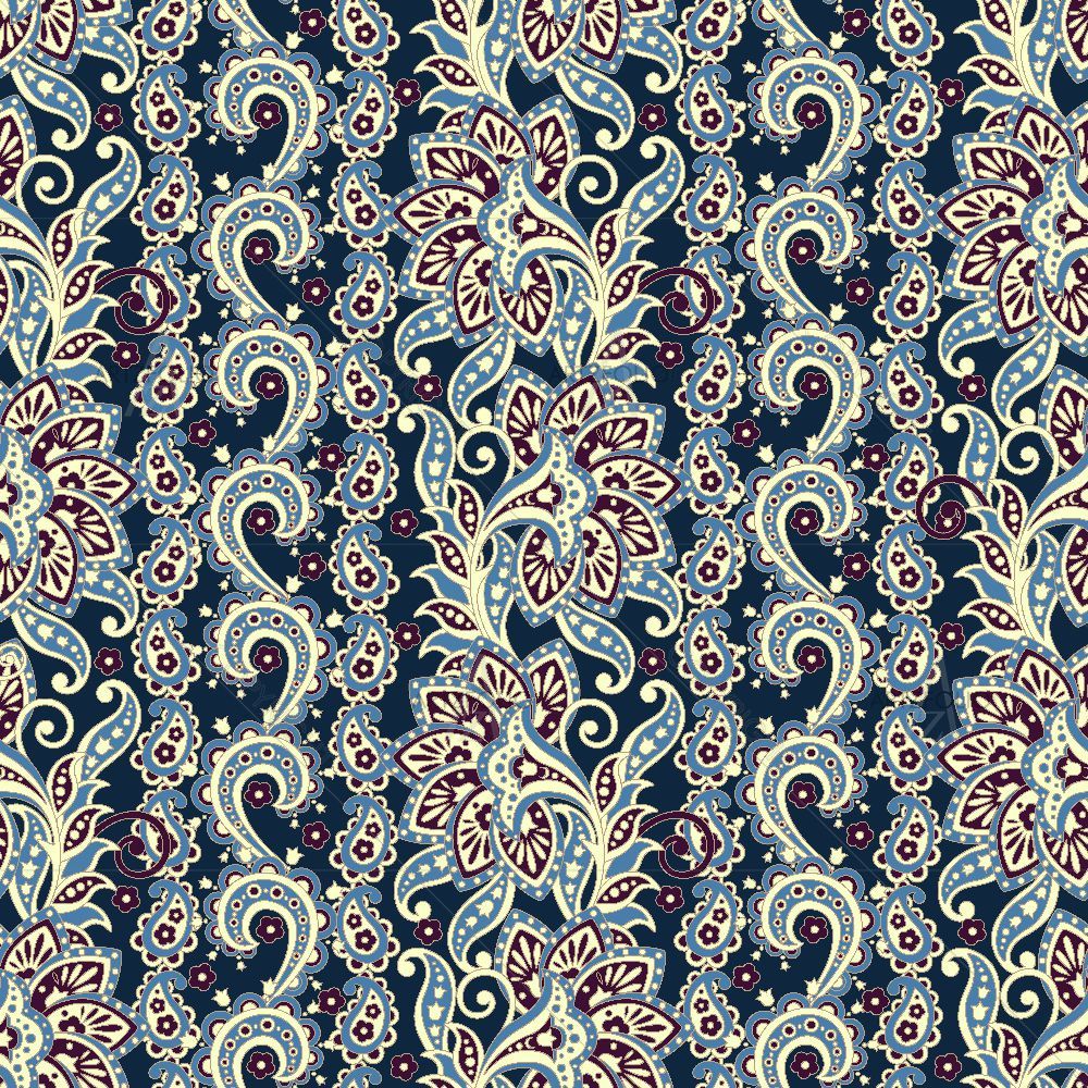Paisley Ornamental Motif — Devotional custom art by ArtzFolio