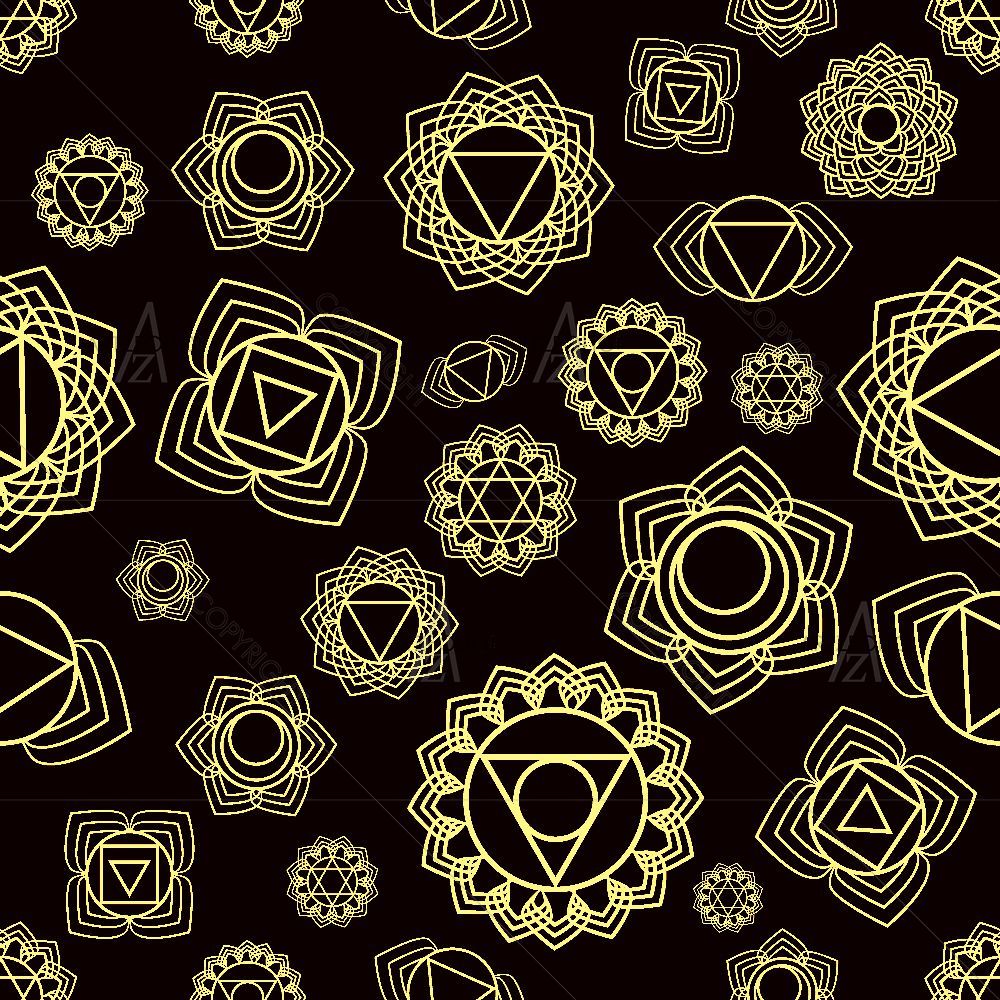 7 Chakra Mandalas D1 — custom-size art design 5015691