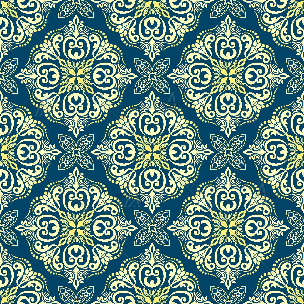Arabic Floral Pattern D1 — Devotional custom art by ArtzFolio