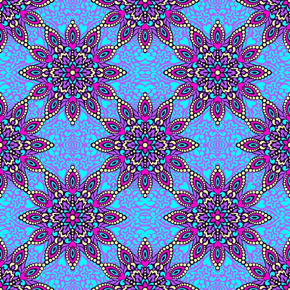 Abstract Ethnic Pattern D2 — Devotional custom art by ArtzFolio