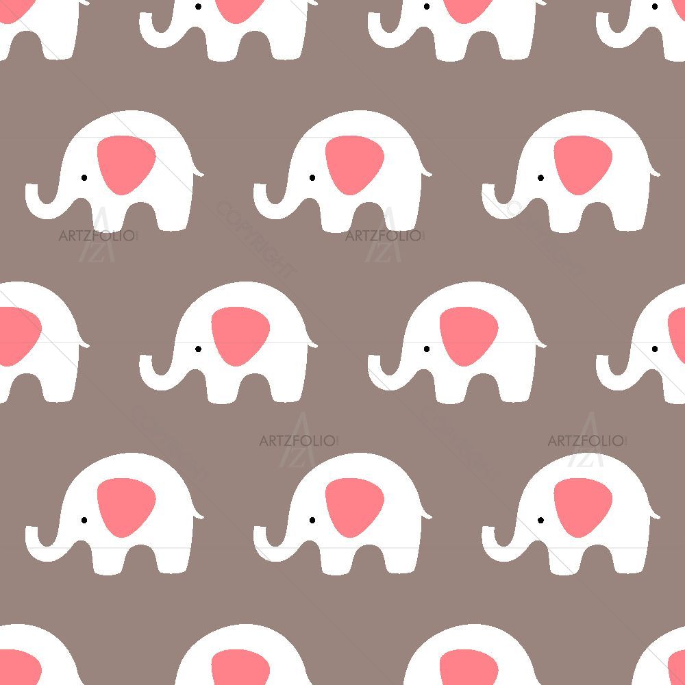 Baby Elephants D2 — custom-size art design 5015724
