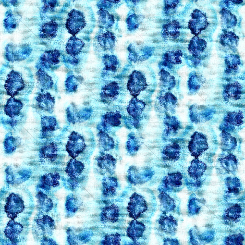 Shibori Indigo Colors D2 — Abstract custom art by ArtzFolio