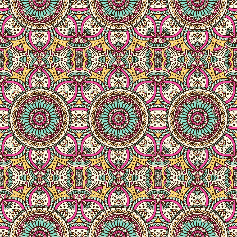 Vintage Motifs Art D8 — Botanical custom art by ArtzFolio
