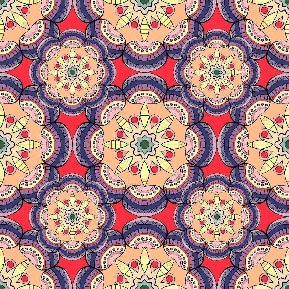 Colorful Pattern D2 — custom-size art design 5015751