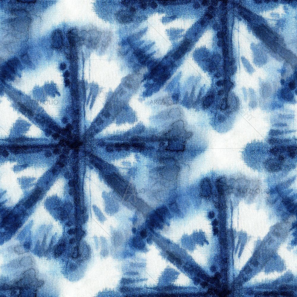 Shibori Ikat Batik Art D1 — Abstract custom art by ArtzFolio