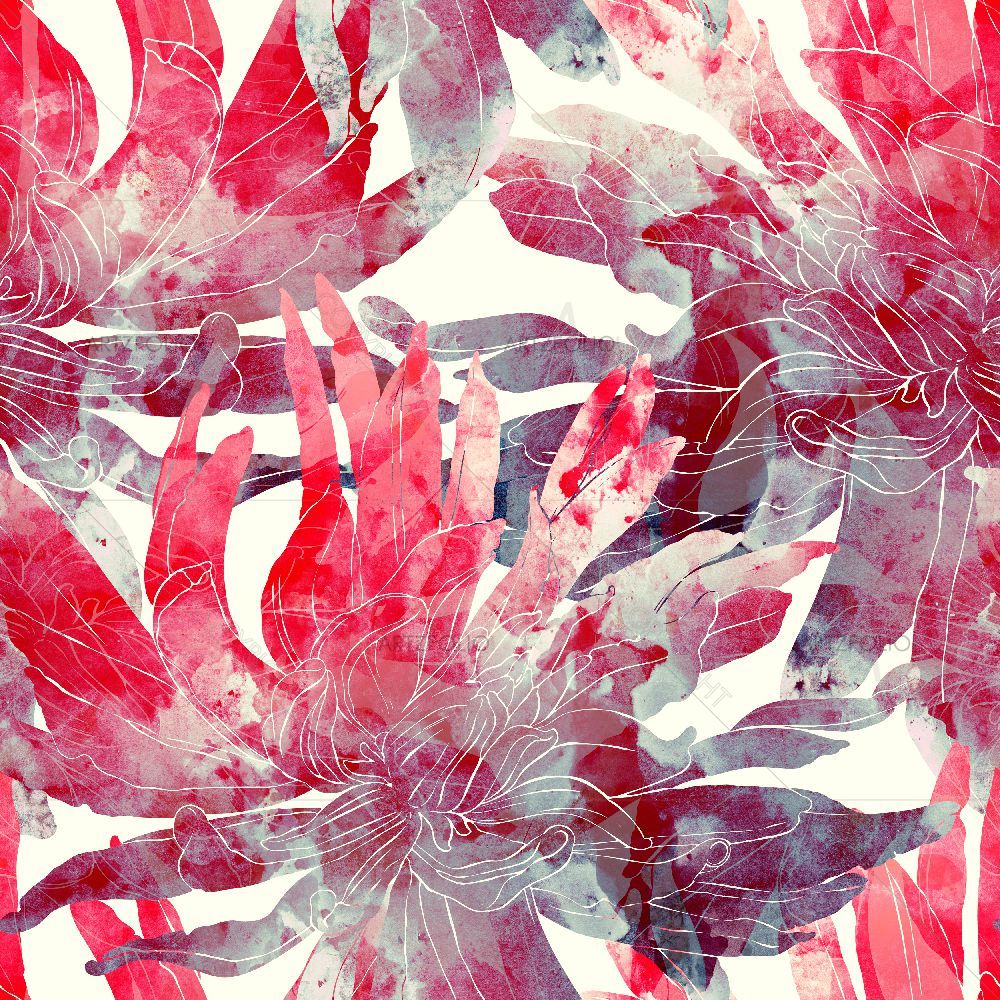 Wild Chrysanthemum Imprints — Botanical custom art by ArtzFolio
