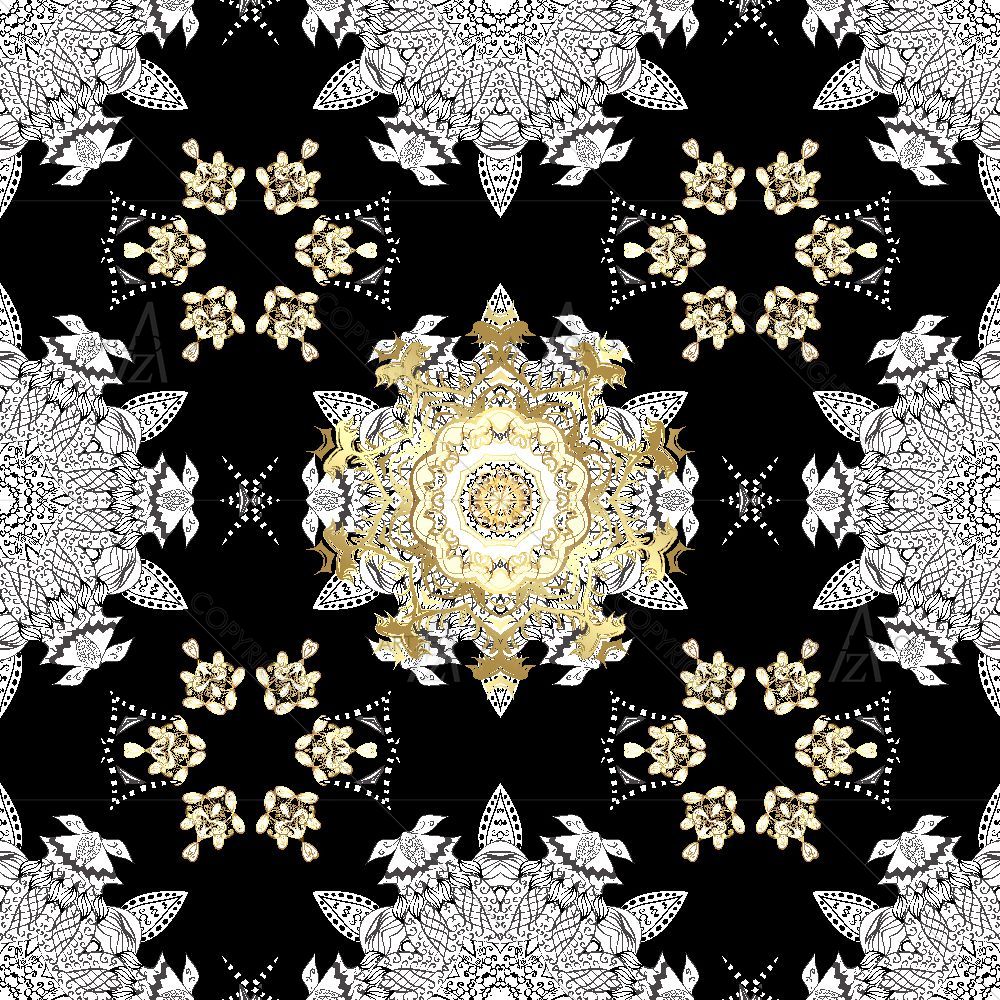 Vintage Gold Elements — Devotional custom art by ArtzFolio