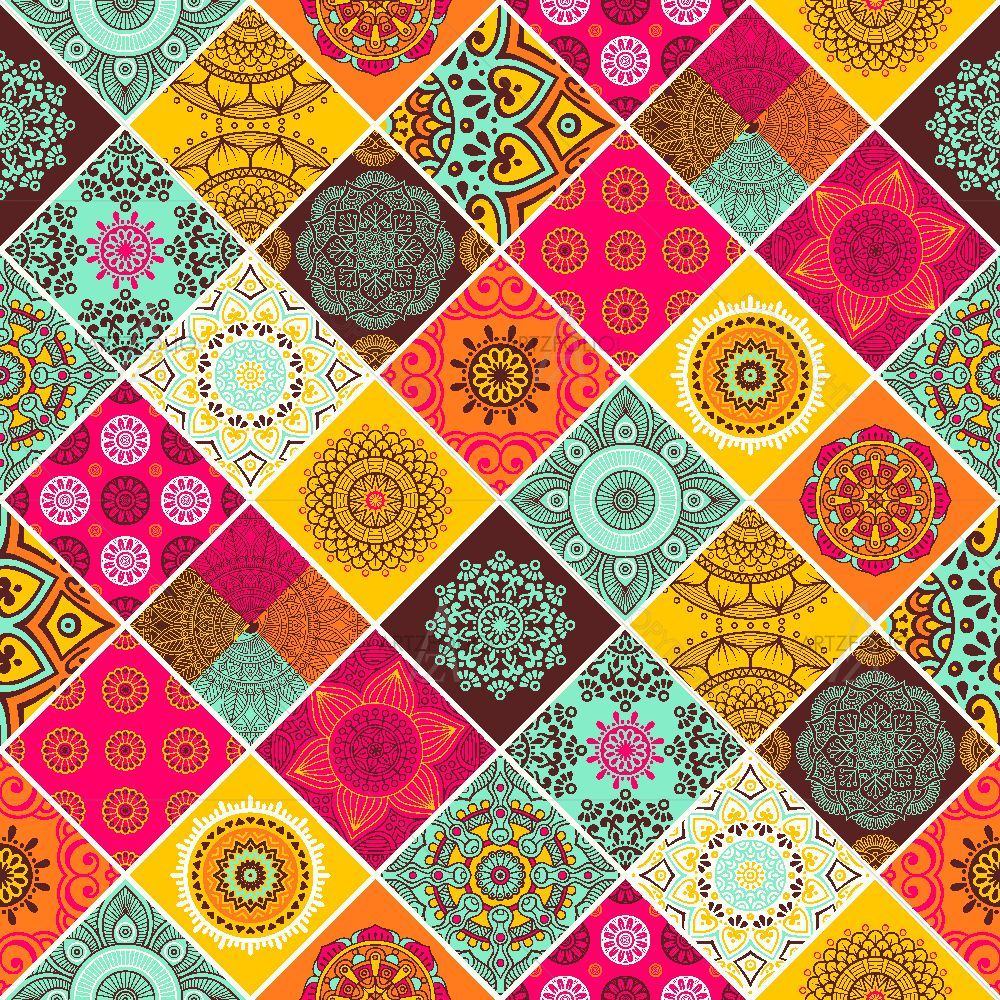 Vintage Motifs Art D12 — custom-size art design 5015824