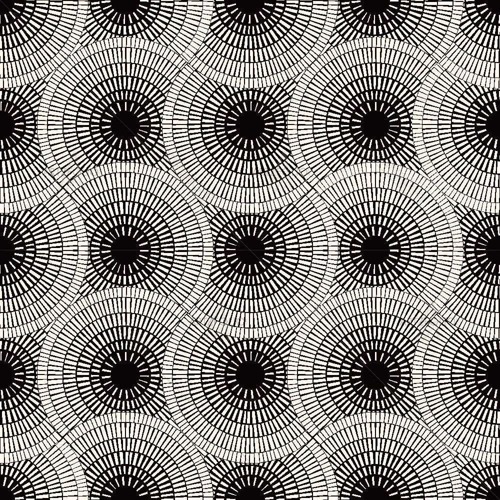 Black & White Mosaic — custom-size art design 5015851