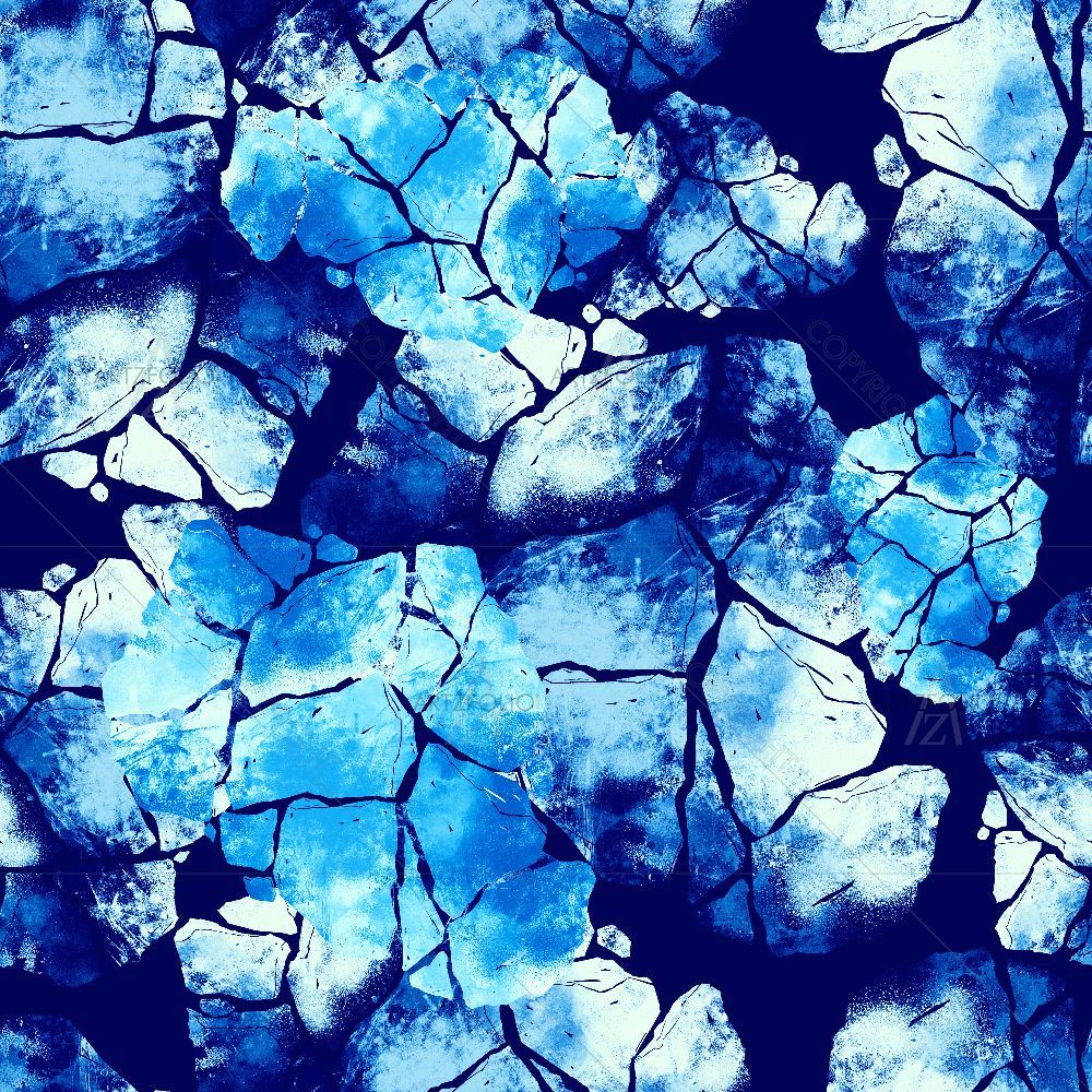 Natural Stones Imprints D1 — Fluid marble custom art by ArtzFolio