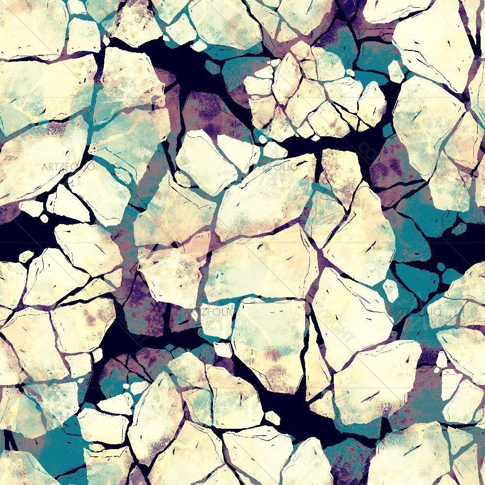 Natural Stones Imprints D2 — custom-size art design 5015858