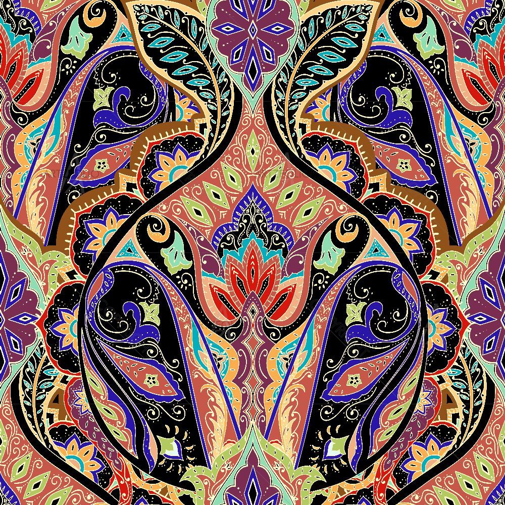 Indian Bohemian Design D1 — custom-size art design 5015886