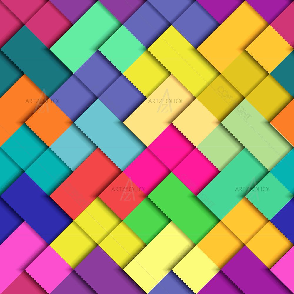 Colorful Paper Squares — custom-size art design 5015892