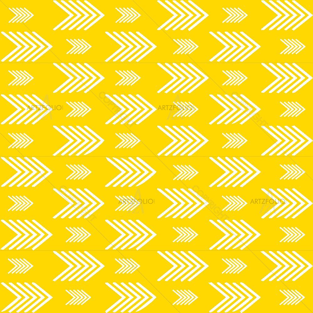 Yellow White Stripes — Devotional custom art by ArtzFolio
