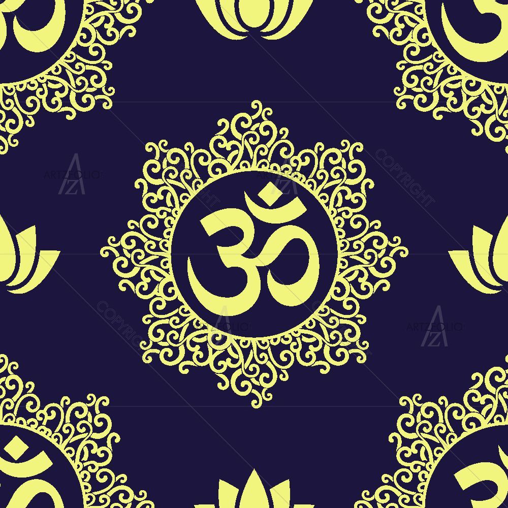Hindu Om Aum Sign D1 — custom-size art design 5015927