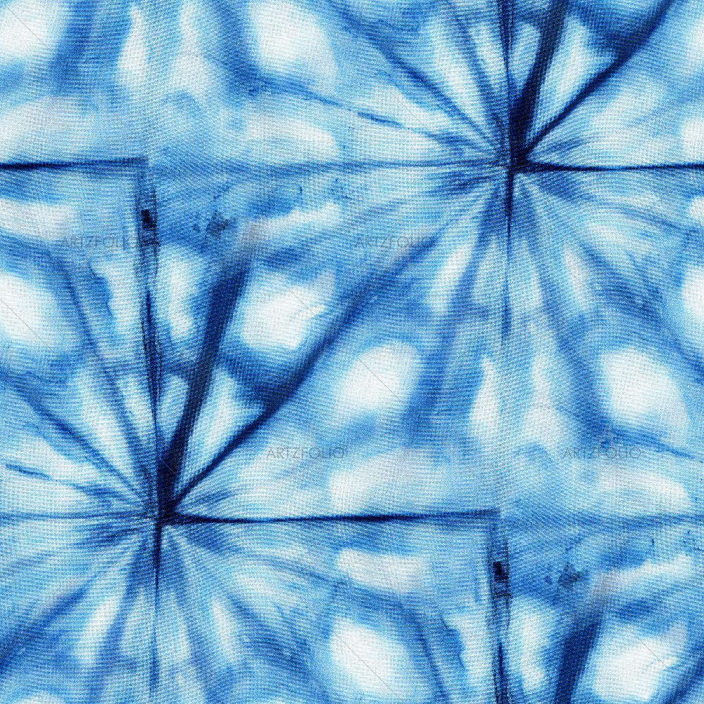 Shibori Indigo Colors D4 — custom-size art design 5015928