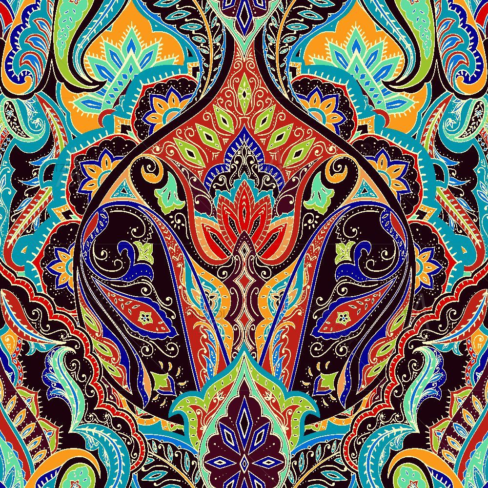 Indian Bohemian Design D2 — Botanical custom art by ArtzFolio