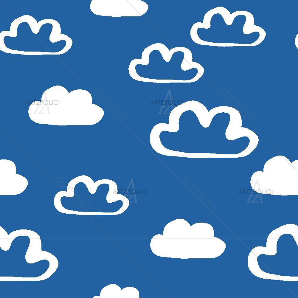 Clouds Pattern — custom-size art design 5015937