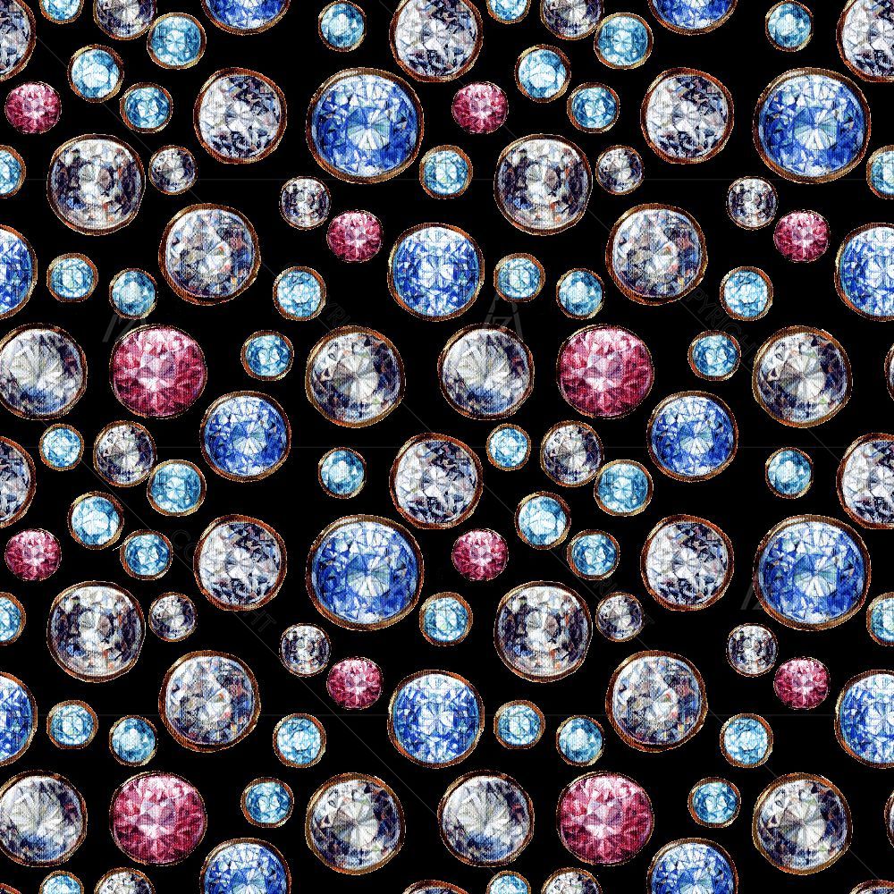 Gemstone Pattern — Fluid marble custom art by ArtzFolio