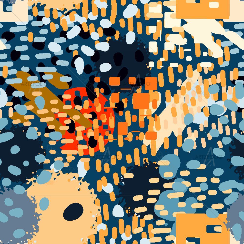 Abstract Brush Stroke D22 — custom-size art design 5015962