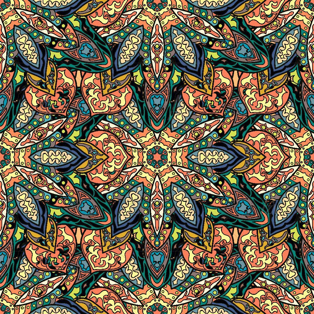 Ornate Vintage Mandala D2 — custom-size art design 5015969