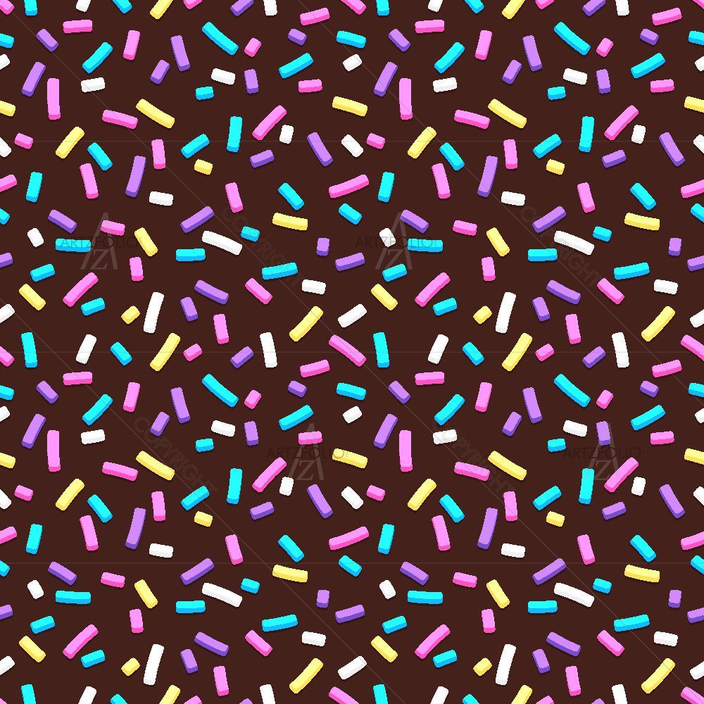 Dark Chocolate Donut Glaze — custom-size art design 5015974