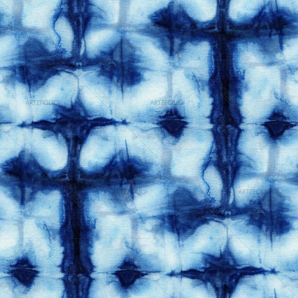 Shibori Indigo Colors D5 — custom-size art design 5015977