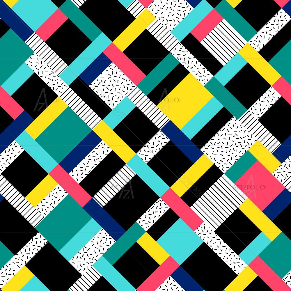 Colorful Rectangles D1 — custom-size art design 5015992