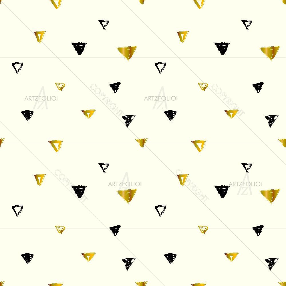 Grunge Style Triangles — custom-size art design 5015996