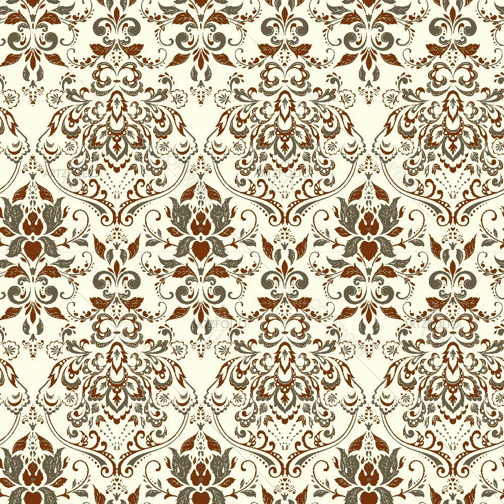 Ornate Vintage Damask — Botanical custom art by ArtzFolio
