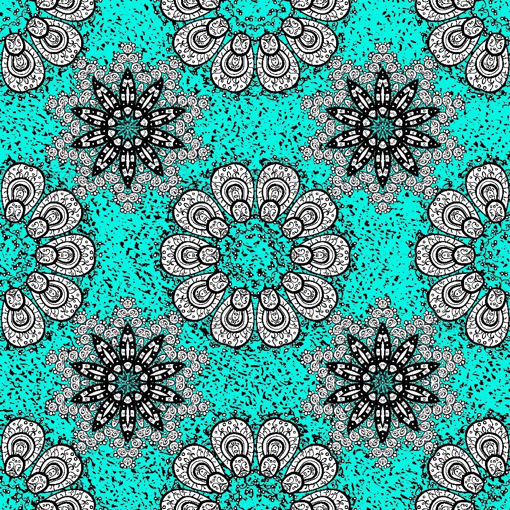 Damask Floral Pattern — custom-size art design 5016019